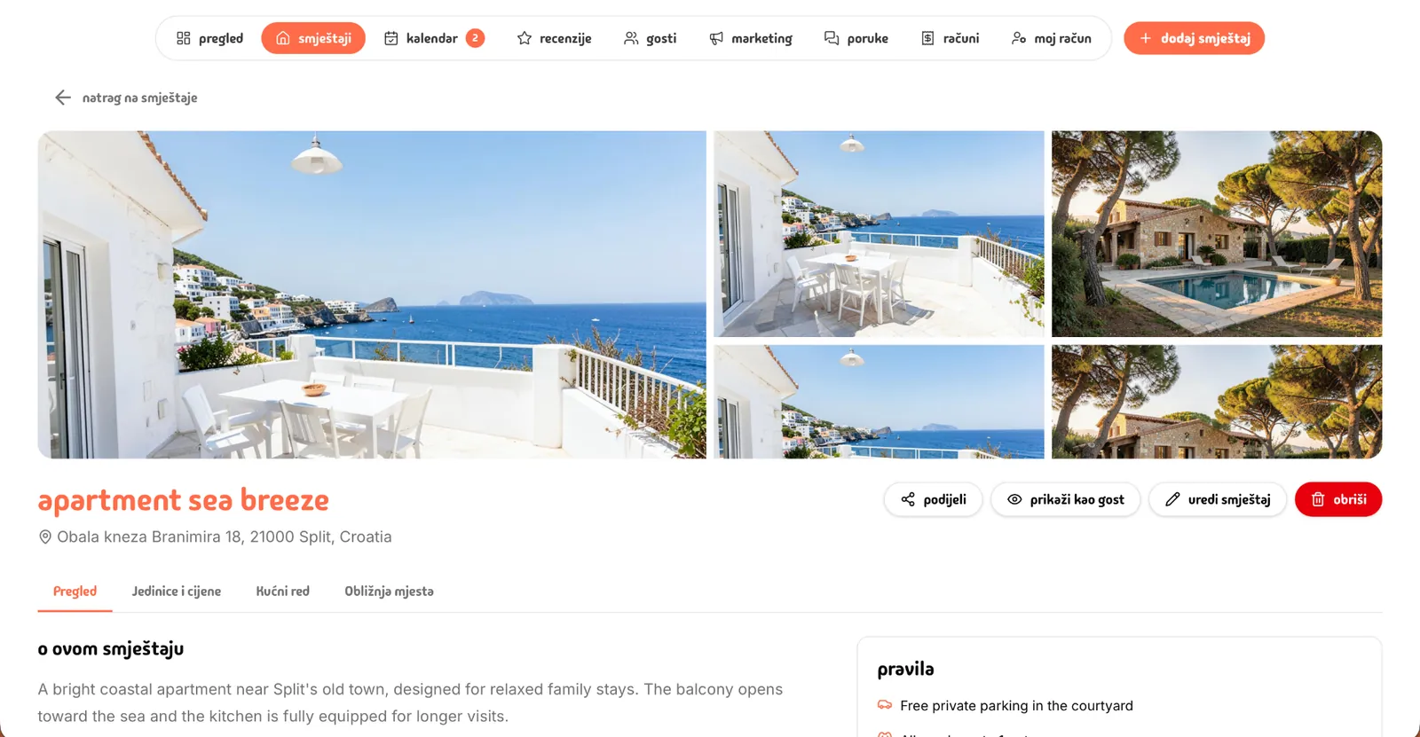 Livvi property detail with photo gallery and location